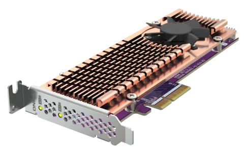 Плата расширения/ QNAP QM2-2P-344A 2 x M.2 22110 or 2280 PCIe (Gen3 x4 фото 9