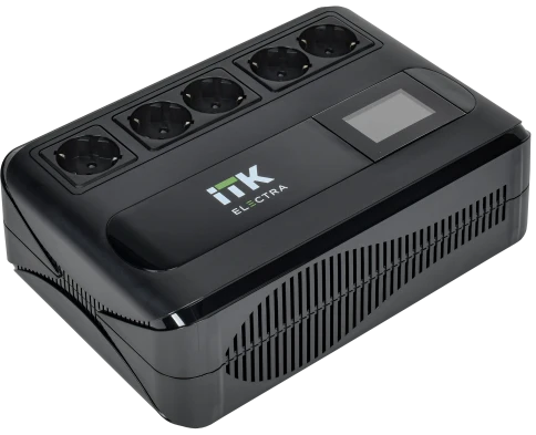 ITK ELECTRA LT5 ИБП 1кВА/0,6кВт LCD с АКБ 1х9AH фото 1