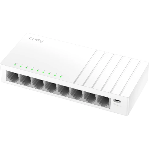 Коммутатор/ 8-Port Gigabit Desktop Switch, 8 10/100/1000M RJ45 Ports, Loop... фото 2