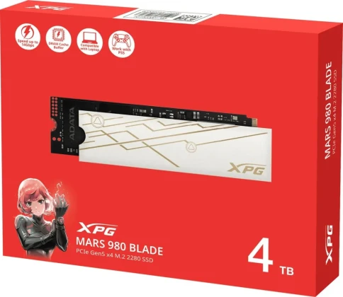 Твердотельный накопитель/ ADATA SSD XPG MARS 980 BLADE, 4000GB, M.2(22x80mm),... фото 8