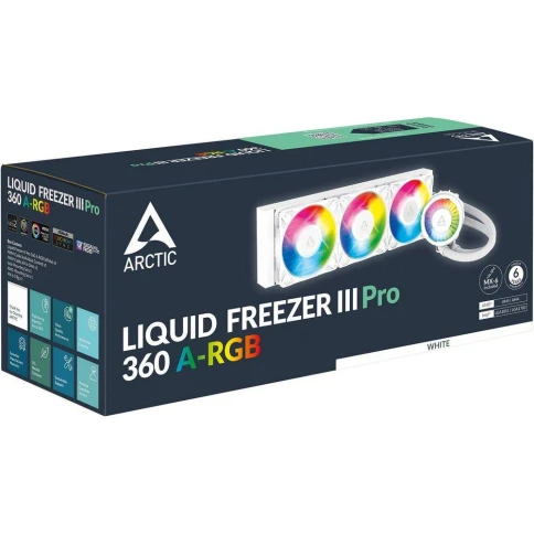 Жидкостная система охлаждения Arctic Cooling Liquid Freezer III Pro 360... фото 6