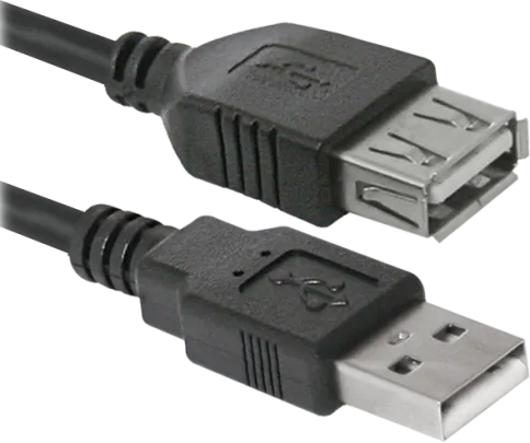 Defender USB 2.0 Type-AM - USB 2.0 Type-AF 1.8м фото 1