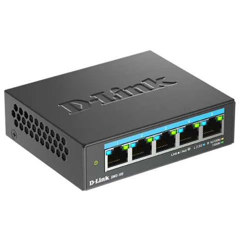 Коммутатор/ Коммутатор, 5x2.5GBase-T, корпус металл фото 3