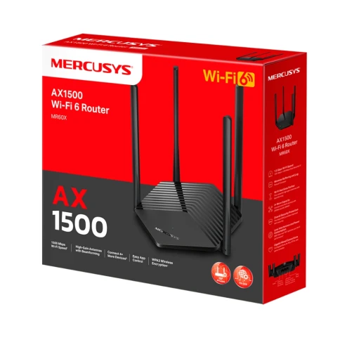 Маршрутизатор/ AX1500 Dual-Band Wi-Fi 6 Router фото 3