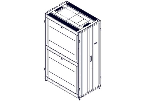 Systeme Electric mounting cabinet, Uniprom series, 42U-750/1200, 4pcs фото 3