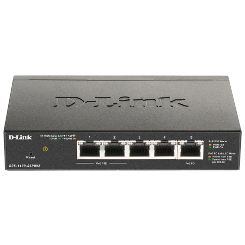 Коммутатор/ EasySmart L2 Switch 4х1000Base-T (2x1000Base-T PoE), 1x1000Base-T PD PoE,... фото 1