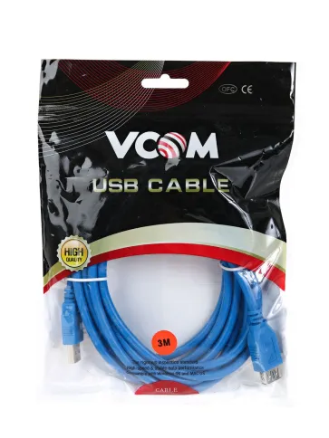 VCOM USB 3.2 Type-AM - USB 2.0 Type-AF 3м фото 2