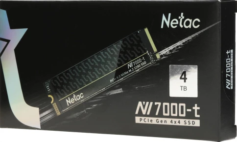 Твердотельный накопитель Netac PCIe 4.0 x4 4TB NT01NV7000T-4T0-E4X NV7000-t M.2... фото 7