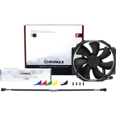 Кулер для корпуса/ Case Cooler Noctua NF-A15 HS-PWM chromax.black.swap (140x150x25mm,... фото 3