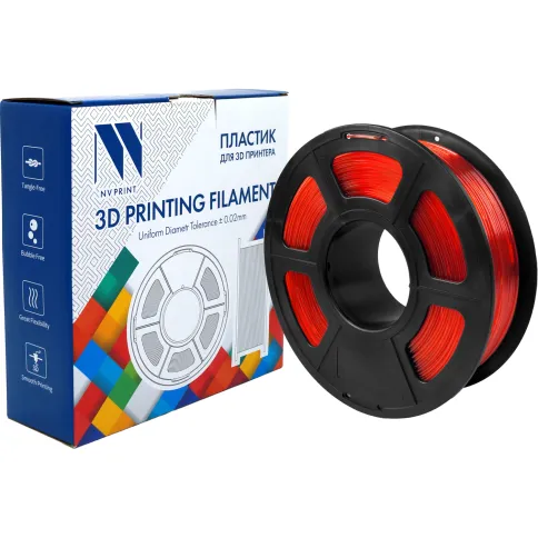 NV-PRINT NV-3D-PETG-CLEAR-RED фото 4