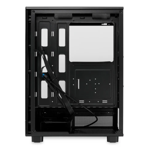 Корпус без блока питания/ Case HSPD F510, Panoramic Mid Tower, Black, фото 5