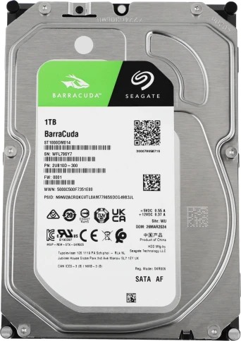 Жесткий диск Seagate SATA-III 1TB ST1000DM014 Desktop Barracuda 4KN (7200rpm)... фото 1