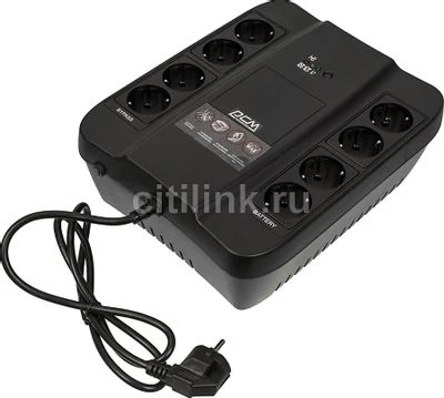 Источник бесперебойного питания Powercom Spider SPD-850N 510Вт 850ВА черный фото 1