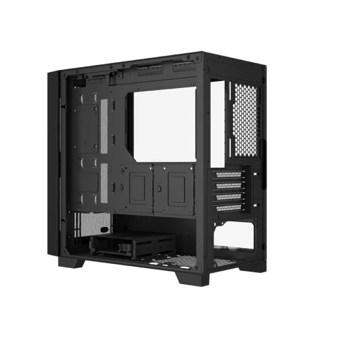 Корпус без блока питания/ Case PCCooler C3D310 BK, Mini-Tower, TG, Mes фото 3