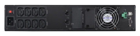 ИБП CyberPower OLS2000ERT2U, Rackmount, Online, 2000VA/1800W, 8 IEC-320 С13 розеток, USB&Serial, RJ11/RJ45, SNMPslot, LCD дисплей, Black, 0.5х0.8х0.2м., 22кг./ UPS Online CyberPower OLS2000ERT2U 2000VA/1800W USB/RS-232/EPO/SNMPslot/RJ11/45/ВБМ (8 IEC  фото 6