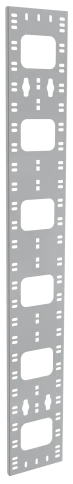 ITK Органайзер кабельный вертикальный 150х12мм 24U серый фото 1
