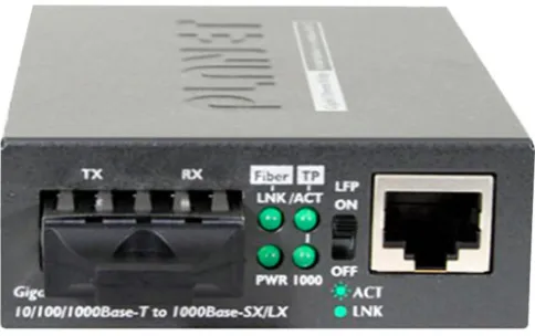 FT-802 медиа конвертер/ 10/100Base-TX to 100Base-FX (SC) Bridge Media фото 1