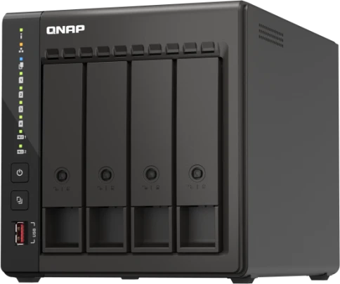 Сетевое хранилище без дисков/ SMB QNAP TS-453E-8G NAS, 4-tray w/o HDD. фото 4
