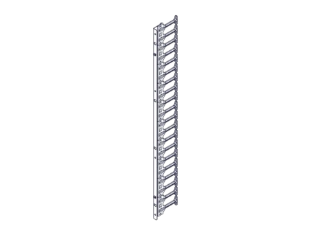 Вертикальный кабельный организатор Systeme Electric, серия Excelente, фото 1