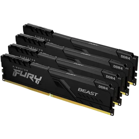 Kingston FURY Beast Black 128GB DDR4 CL18 DIMM (Kit of 4) фото 1