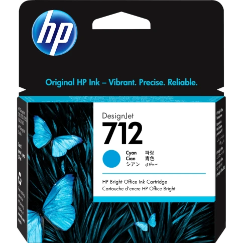 Картридж/ HP 712 29-ml Cyan DesignJet Ink Cartridge фото 1