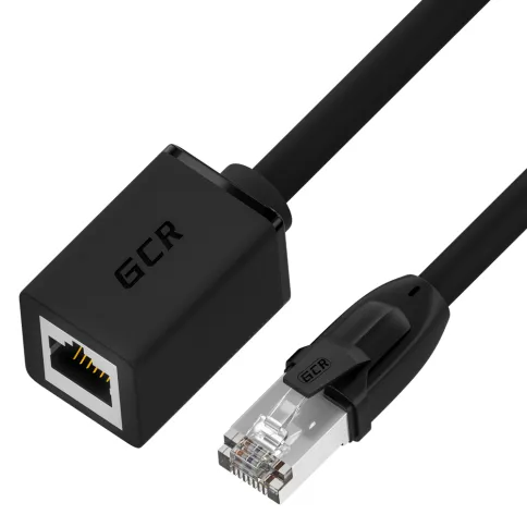 Greenconnect RJ45(m) - RJ45(f) Cat. 6 FTP 2.0м чёрный фото 1