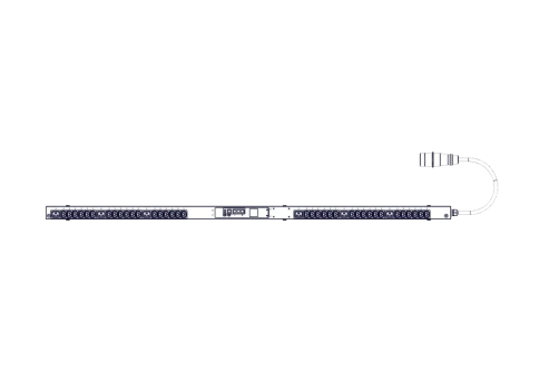 БРП Uniprom, управляемый, 0U, 240В, 1Ф, 16A, 36xC13 6xC19, 3м кабель, фото 1