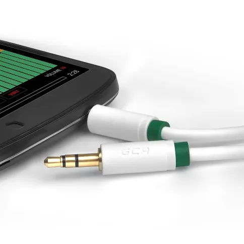 Greenconnect 0.5m jack 3.5mm/jack 3.5mm белый фото 3