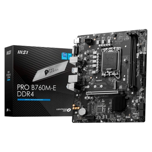 Материнская плата/ MB MSI INTEL B760 s1700, 2xDDR4(64GB), D-SUB/HDMI 1 фото 1
