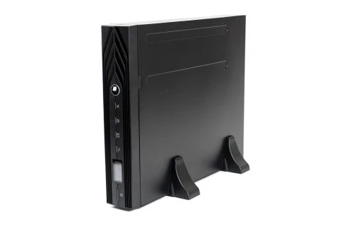 9908 Источник бесперебойного питания SKAT-UPS 3000-RACK-ON, 3000ВА, 2700Вт, online, 2U, внешние АКБ, RS 232, USB, EPO, 2хSchuko, 1хС19, ШхГхВ 440х600х88, масса 13.9кг фото 4