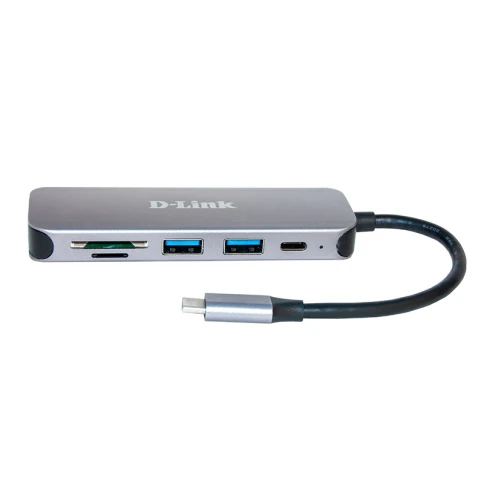 Концентратор/ Концентратор USB-C, 2xUSB 3.0, 1xUSB-C, слот SD/microSD фото 2