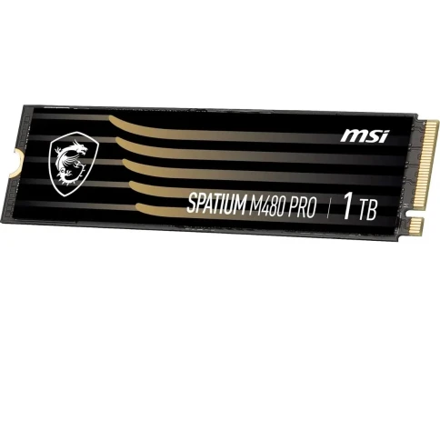 MSI SSD SPATIUM M480 Pro, 1000GB, M.2(22x80mm), NVMe, PCIe 4.0 x4, 3D фото 2