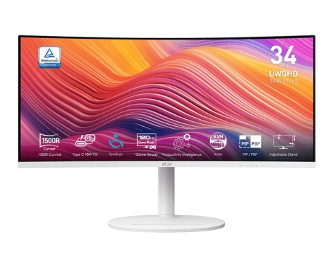 Монитор/ MSI Modern MD342CQPW  34" 3440x1440, VA, Curved, 120Hz, 4ms, фото 1