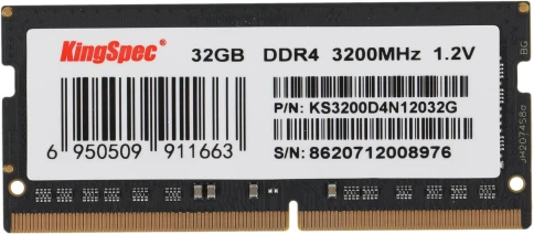 SHENZHEN KINGSPEC ELECTRONICS TECHNOLOGY CO LTD KS3200D4N12032G фото 3