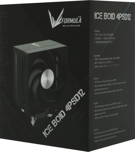 Устройство охлаждения(кулер) Formula Ice Boid 4PSD12 Soc-AM5/AM4/1200/1700/1851 черный 4-pin 34.3dB... фото 3