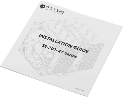 Кулер ID-Cooling SE-207-XT SLIM Soc-AM5/AM4/1151/1200/2066/1700 черный 4-pin 15-35dB Al+Cu 220W... фото 11