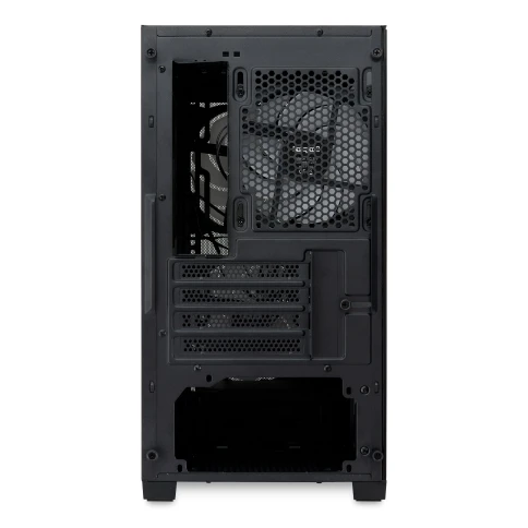 Корпус без блока питания/ Case HSPD M320, Mesh Mini-tower, Black, slid фото 5