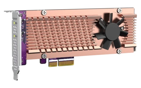 Плата расширения/ QNAP QM2-2P-244A 2 x M.2 22110 or 2280 PCIe (Gen2 x фото 3