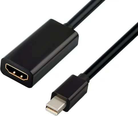 Greenconnect Apple mini DisplayPort 20M > HDMI 19F, черный фото 2