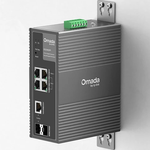 Коммутатор/ Omada 6-Port Gigabit Industrial Easy Managed Switch with 3-Port... фото 7