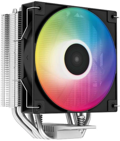 Кулер Deepcool AG400 LED RGB Soc-AM5/AM4/1200/1700/1851 черный 4-pin 18-32dB Al+Cu... фото 1