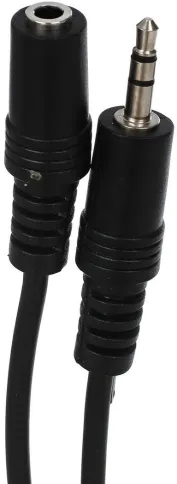 VCOM mini jack 3.5 mm (m) - mini jack 3.5 mm (f) 1.8м фото 1