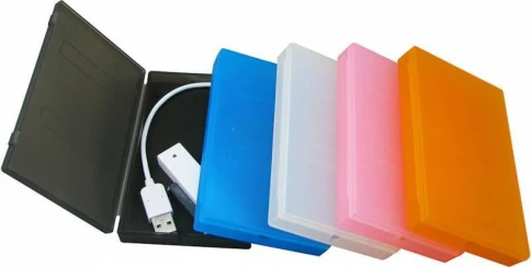 Внешний корпус для HDD/SSD AgeStar SUBCP1 SATA USB2.0 пластик черный... фото 3