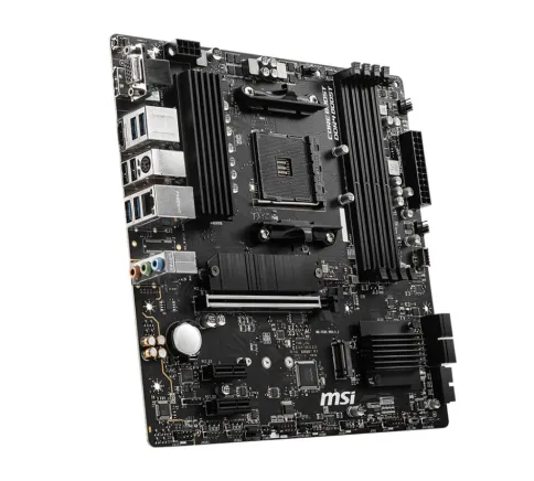 Материнская плата/ MB MSI AMD B550 sAM4, 4xDDR4(128GB), D-SUB/HDMI 2.1/DP, 1xPCIe 4.0x16, 2xPCIe 3.0, 1xLAN, 4xSATA 6Gb/s, 2xM.2, 4xUSB 3.2, 2xUSB 2.0, 1xPS/2, mATX фото 4