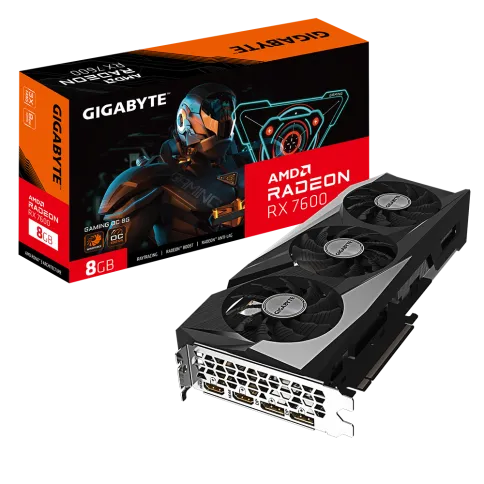 Видеокарта GIGABYTE Radeon RX 7600 GAMING OC 8G GV-R76GAMING OC-8GD фото 1