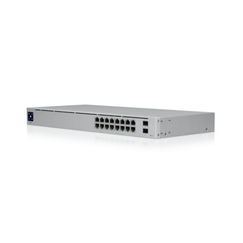 Коммутатор/ 16-port, Layer 2 PoE switch with a silent, fanless cooling фото 1