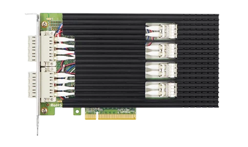 Сетевая карта/ PCIe x8 Multimode Quad-port 10G SR Dual-way Bypass... фото 1