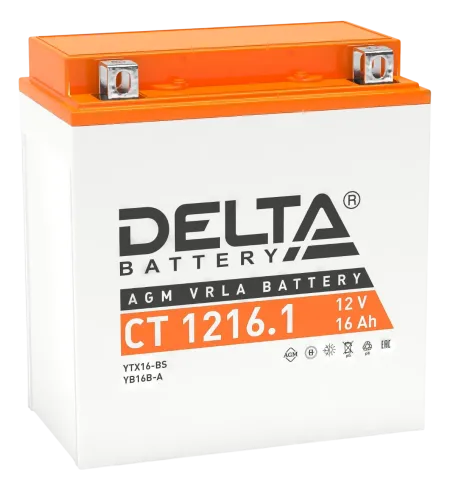 Аккумуляторная батарея для мото-техники/ DELTA серия  CT, CT 1216.1, н фото 1