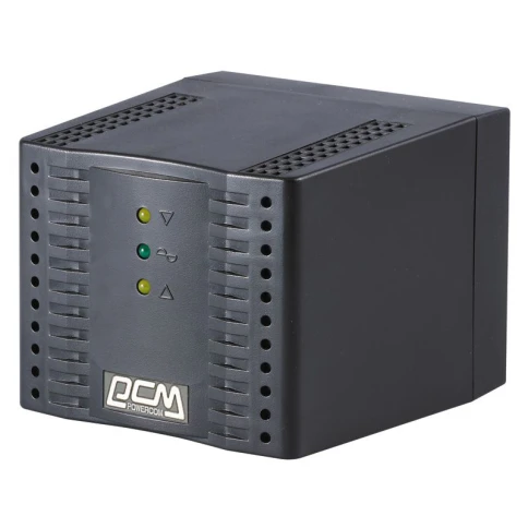 Стабилизатор напряжения/ Powercom TCA-1200 Black Tap-Change, 600W фото 1