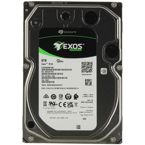 Жесткий диск/ HDD Seagate SAS 8Tb Exos 7E10 12Gb/s 7200 256Mb 1 year w фото 4